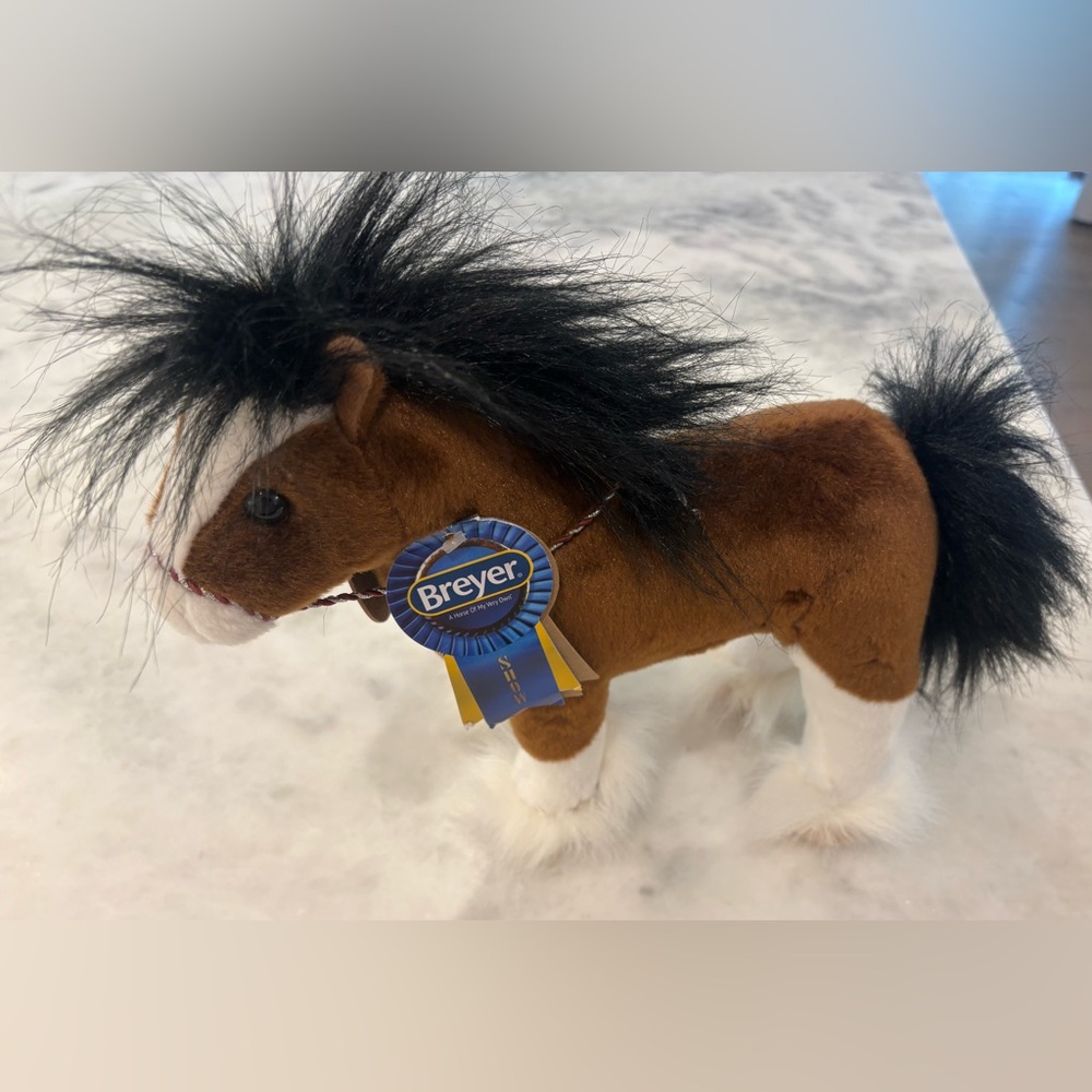 Breyer Clydesdale Plush Horse Toy
